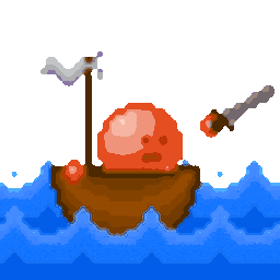 Pirate Boat — cartoon emoji for Slack & Discord (Discord)