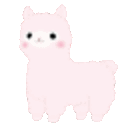 Llama Pink — cute emoji for Slack & Discord