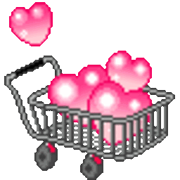 Shopping Cart Hearts — love emoji for Slack & Discord (Discord)