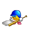 Homeplate Batterup — cartoon emoji for Slack & Discord