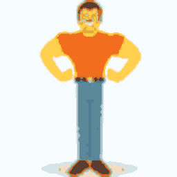 Muscleman 2 — cartoon emoji for Slack & Discord (Discord)