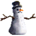 Snowman 7 — cartoon emoji for Slack & Discord