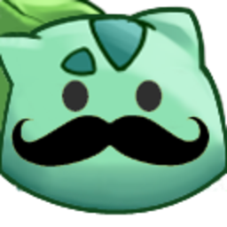 Bulb Moustasche — cartoon emoji for Slack & Discord (Discord)