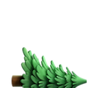 Evergreen Tree Cut — tree emoji for Slack & Discord
