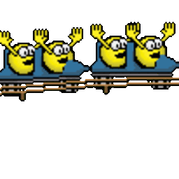 Roller Coaster — cartoon emoji for Slack & Discord (Discord)