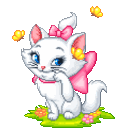 Aristocat Marie 3 — cartoon emoji for Slack & Discord
