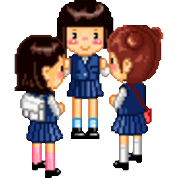 School Girls — cartoon emoji for Slack & Discord (Discord)