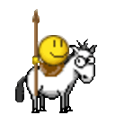 Riding Horse — smile emoji for Slack & Discord