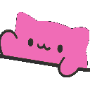 Meow Pink Bongo Wave — cat emoji for Slack & Discord