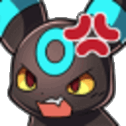 Umbreon Triggered — cartoon emoji for Slack & Discord (Discord)