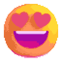 Smiling Face With Heart Eyes — happy emoji for Slack & Discord