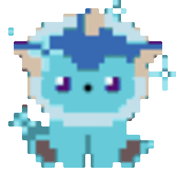Vaporeon Pixel — cartoon emoji for Slack & Discord (Discord)