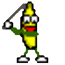 Banana Golf — cartoon emoji for Slack & Discord