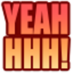 Yeahhhh — text emoji for Slack & Discord (Discord)