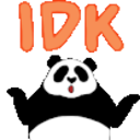 Idk Panda — idk emoji for Slack & Discord