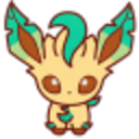 Leafeon 2 — cartoon emoji for Slack & Discord