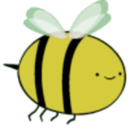 Bumble Bee — cartoon emoji for Slack & Discord (Discord)