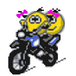 Motorcycle Ride — character emoji for Slack & Discord (Discord)