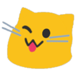 Meow Winktongue — cartoon emoji for Slack & Discord (Discord)
