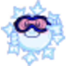 Snowflake Goggles — cartoon emoji for Slack & Discord (Discord)