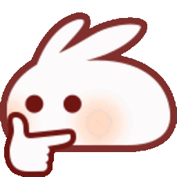 Bunny Think — cartoon emoji for Slack & Discord (Discord)