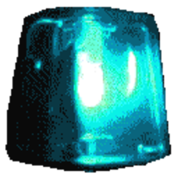 Cyan Alert — abstract emoji for Slack & Discord (Discord)