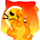 Meow Comfyangryfire — cat emoji for Slack & Discord