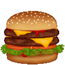 Nom Burger — food emoji for Slack & Discord