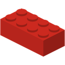 Lego Brick — logo emoji for Slack & Discord