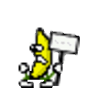 Bananadance Sign — cartoon emoji for Slack & Discord