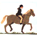 Horse Riding — cartoon emoji for Slack & Discord