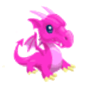 Pink Dragon — cartoon emoji for Slack & Discord