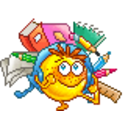 School Supplies — cartoon emoji for Slack & Discord