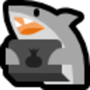 Shark Computer — cartoon emoji for Slack & Discord