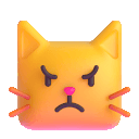 Pouting Cat — cat emoji for Slack & Discord
