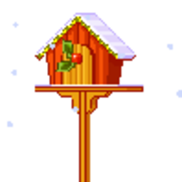 Xmas Birdhouse — cartoon emoji for Slack & Discord (Discord)