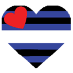 Leather Heart — flag emoji for Slack & Discord (Discord)