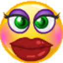 Wink Flirt — cartoon emoji for Slack & Discord