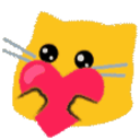 Meow Heartsqueeze — cat emoji for Slack & Discord
