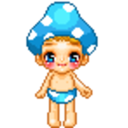 Mushroom Baby — cartoon emoji for Slack & Discord (Discord)