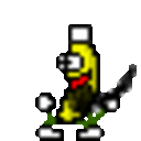 Bananadance Beard 2 — banana emoji for Slack & Discord