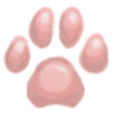 Pink Paw — paws emoji for Slack & Discord