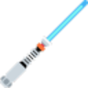 Blue Lightsaber — blue emoji for Slack & Discord