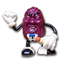 California Raisin — cartoon emoji for Slack & Discord