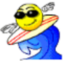 Surf — cartoon emoji for Slack & Discord