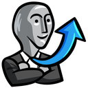 Stonks 4 — cartoon emoji for Slack & Discord