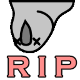 Rip Parrot — logo emoji for Slack & Discord (Discord)