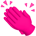 Pink Clap — celebration emoji for Slack & Discord
