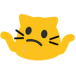 Meow Shrug2 — cartoon emoji for Slack & Discord (Discord)