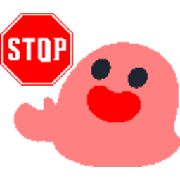 Stop Rainbowblob — cartoon emoji for Slack & Discord (Discord)